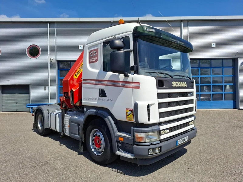 Scania 124G-420 / RETARDER / PALFINGER PK32080 / DOUBLE TANK / AIRCO / GOOD CONDITION / MANUAL / EURO-3 / 2004 - Lastbil med kran: billede 4 Scania 124G-420 / RETARDER / PALFINGER PK32080 / DOUBLE TANK / AIRCO / GOOD CONDITION / MANUAL / EURO-3 / 2004 - Lastbil med kran: billede 4