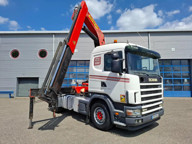 Scania 124G-420 / RETARDER / PALFINGER PK32080 / DOUBLE TANK / AIRCO / GOOD CONDITION / MANUAL / EURO-3 / 2004 - Lastbil med kran: billede 3 Scania 124G-420 / RETARDER / PALFINGER PK32080 / DOUBLE TANK / AIRCO / GOOD CONDITION / MANUAL / EURO-3 / 2004 - Lastbil med kran: billede 3