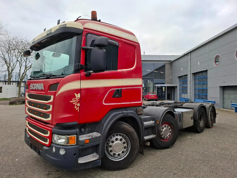 Scania G480 / 8X2 / HYDRAULICS / LIFT+LENKACHSE / FULL-AIR / AIRCO / EURO-5 / 2013 - Lastbil chassis: billede 1 Scania G480 / 8X2 / HYDRAULICS / LIFT+LENKACHSE / FULL-AIR / AIRCO / EURO-5 / 2013 - Lastbil chassis: billede 1