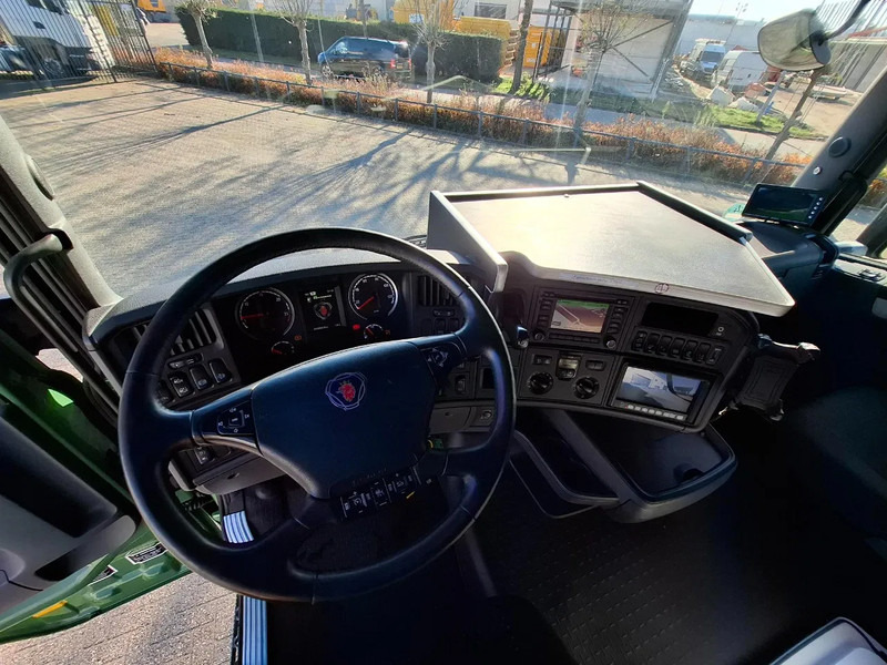 Lastbil med presenning Scania R410 / GERMAN TRUCK / RETARDER / LIFT+LENKACHSE / SLIDING ROOF / SMART TACHO / PARK AIRCO / NAVI / LWDS / AUTOMATIC / EURO-6 / 2: billede 20