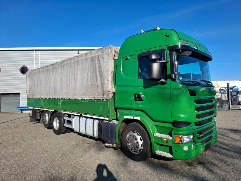 Scania R410 / GERMAN TRUCK / RETARDER / LIFT+LENKACHSE / SLIDING ROOF / SMART TACHO / PARK AIRCO / NAVI / LWDS / AUTOMATIC / EURO-6 / 2 - Lastbil med presenning: billede 2 Scania R410 / GERMAN TRUCK / RETARDER / LIFT+LENKACHSE / SLIDING ROOF / SMART TACHO / PARK AIRCO / NAVI / LWDS / AUTOMATIC / EURO-6 / 2 - Lastbil med presenning: billede 2