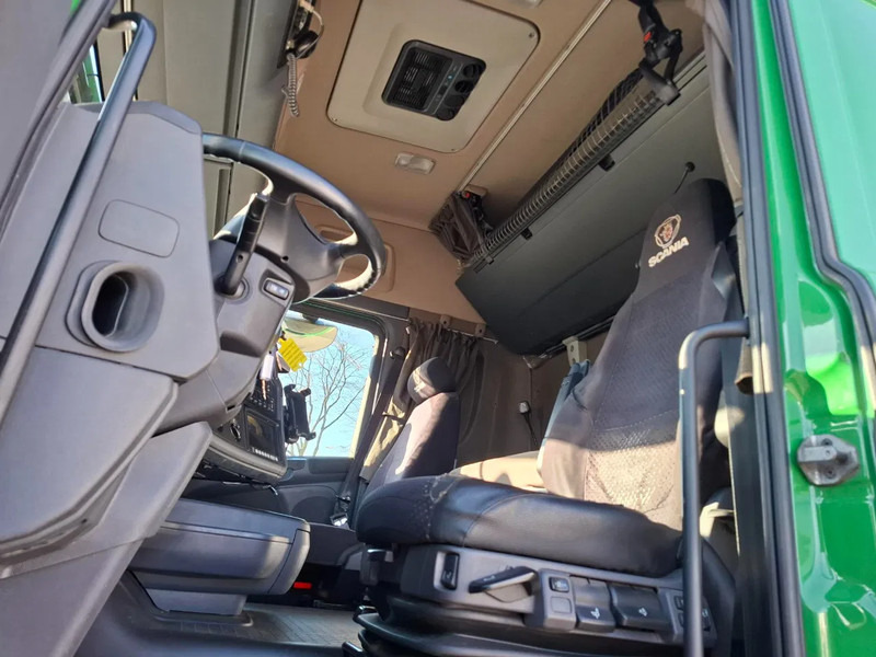 Lastbil med presenning Scania R410 / GERMAN TRUCK / RETARDER / LIFT+LENKACHSE / SLIDING ROOF / SMART TACHO / PARK AIRCO / NAVI / LWDS / AUTOMATIC / EURO-6 / 2: billede 19