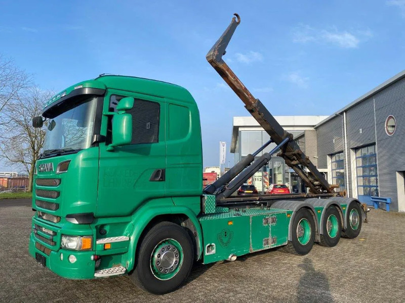 Scania R520 V8 / 8X4 / BIG AXLE / AJK HOOKLIFT 30TON / LIFT+LENKACHSE / NAVI / LEATHER / FULL-AIR / AUTOMATIC / EURO-6 / 2015 - Lastbil kroghejs: billede 1 Scania R520 V8 / 8X4 / BIG AXLE / AJK HOOKLIFT 30TON / LIFT+LENKACHSE / NAVI / LEATHER / FULL-AIR / AUTOMATIC / EURO-6 / 2015 - Lastbil kroghejs: billede 1