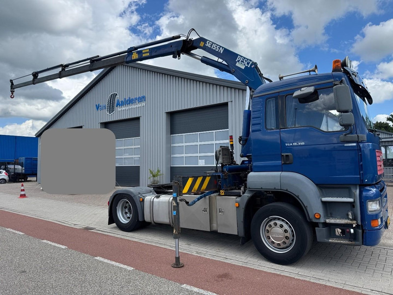 MAN TGA 18.310, Crane Pesci SE155N/4, Manual Kran, Grua, Grue, Kraan - Trækker: billede 1 MAN TGA 18.310, Crane Pesci SE155N/4, Manual Kran, Grua, Grue, Kraan - Trækker: billede 1
