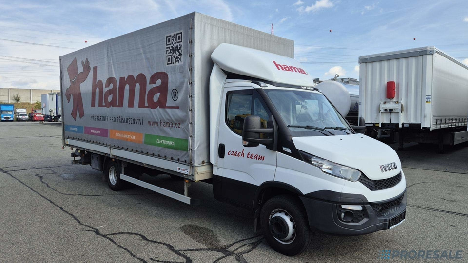 IVECO DAILY 70C17 EURO 6 - valník s plachtou + hydraulické čelo ZEPRO - Lastbil med presenning: billede 1 IVECO DAILY 70C17 EURO 6 - valník s plachtou + hydraulické čelo ZEPRO - Lastbil med presenning: billede 1