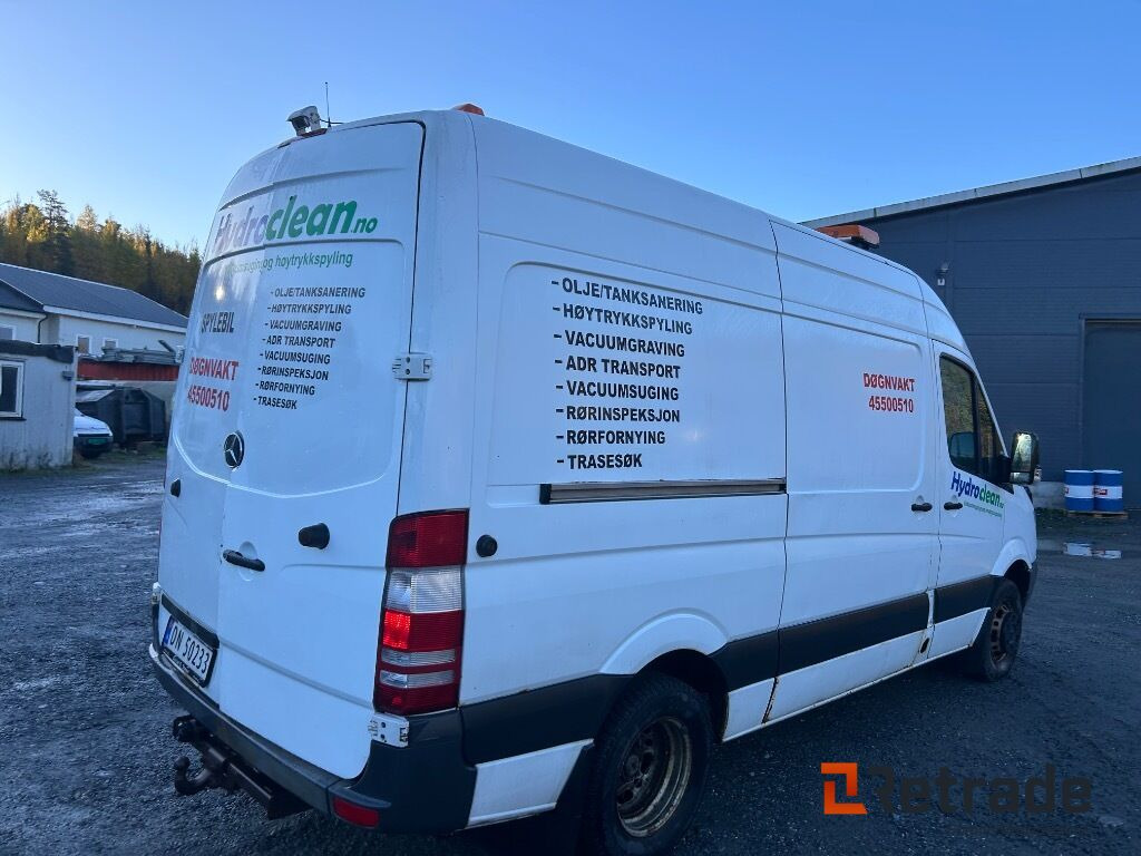 2010 spylebil MERCEDES-BENZ SPRINTER 516 CDI EU-Godkjent - Varevogn, Materialehåndteringsudstyr: billede 3 2010 spylebil MERCEDES-BENZ SPRINTER 516 CDI EU-Godkjent - Varevogn, Materialehåndteringsudstyr: billede 3