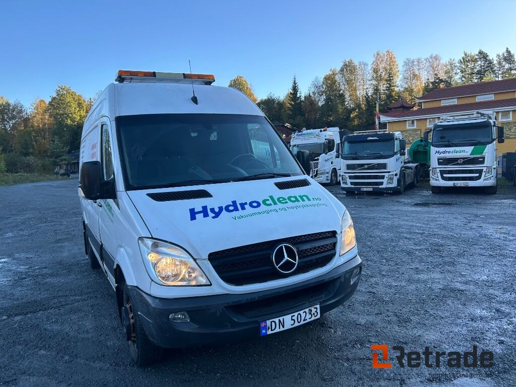 2010 spylebil MERCEDES-BENZ SPRINTER 516 CDI EU-Godkjent - Varevogn, Materialehåndteringsudstyr: billede 2 2010 spylebil MERCEDES-BENZ SPRINTER 516 CDI EU-Godkjent - Varevogn, Materialehåndteringsudstyr: billede 2