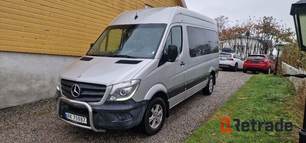 2014 Buss 10 seter MERCEDES-BENZ SPRINTER 316 EU-Godkjent - Minibus, Persontransport: billede 1 2014 Buss 10 seter MERCEDES-BENZ SPRINTER 316 EU-Godkjent - Minibus, Persontransport: billede 1