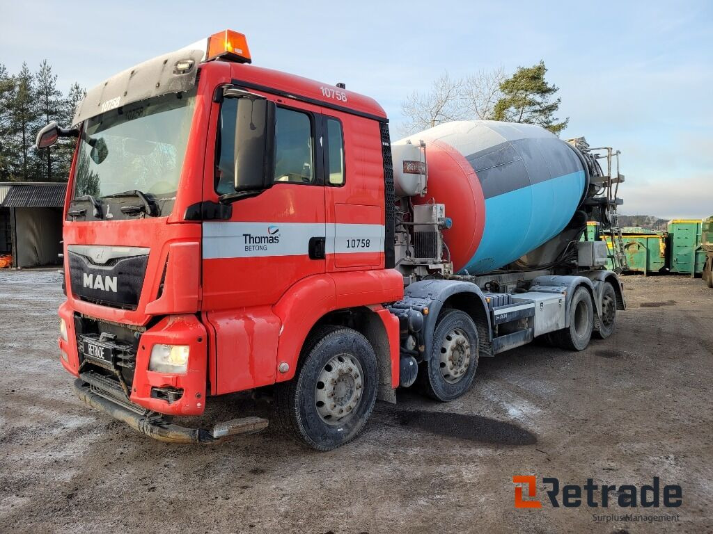 Betonbil Betongbil 4-axlig Betongroterare MAN TGS 35.400 8X2-4 BL Euro 6: billede 6 Betonbil Betongbil 4-axlig Betongroterare MAN TGS 35.400 8X2-4 BL Euro 6: billede 6