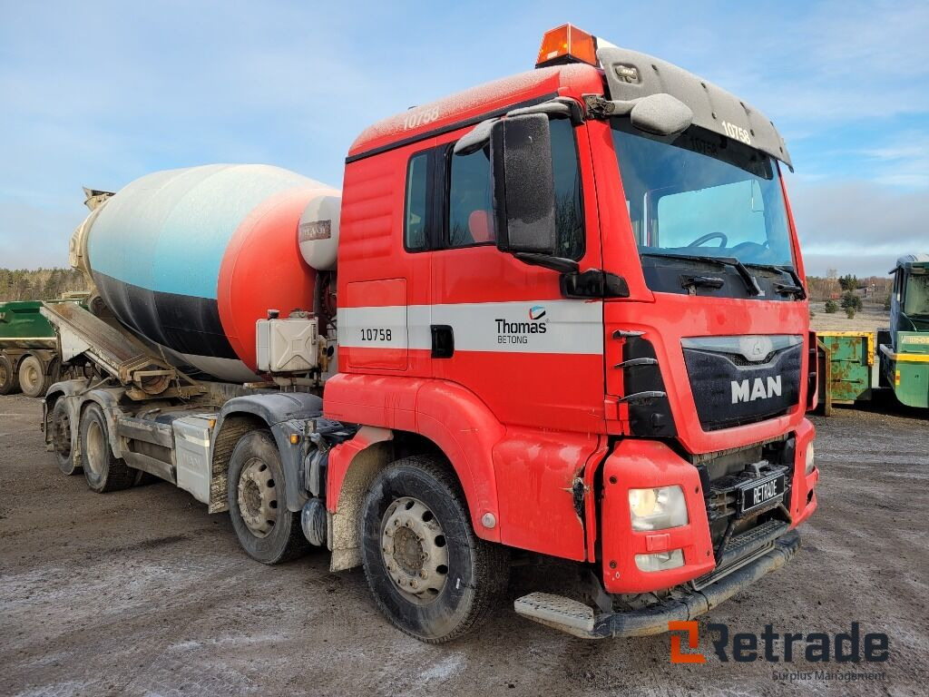 Betongbil 4-axlig Betongroterare MAN TGS 35.400 8X2-4 BL Euro 6 - Betonbil: billede 3 Betongbil 4-axlig Betongroterare MAN TGS 35.400 8X2-4 BL Euro 6 - Betonbil: billede 3