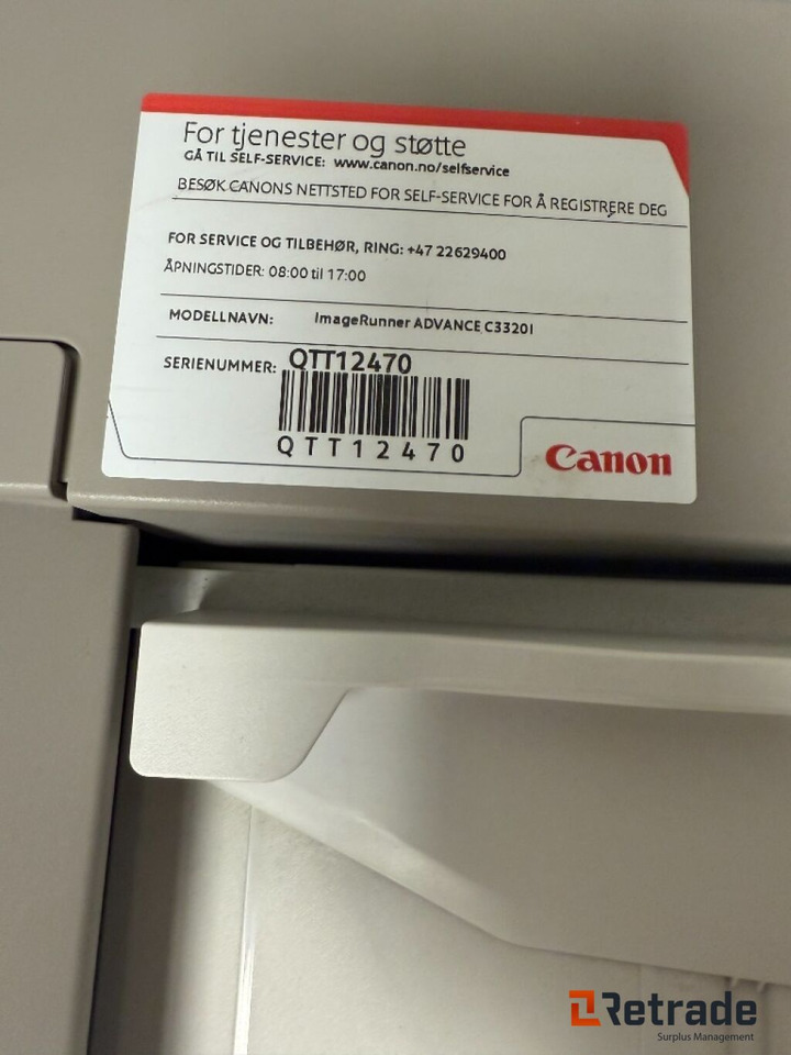 Canon ImageRunner Advance C3320i - Digital trykmaskine: billede 3 Canon ImageRunner Advance C3320i - Digital trykmaskine: billede 3