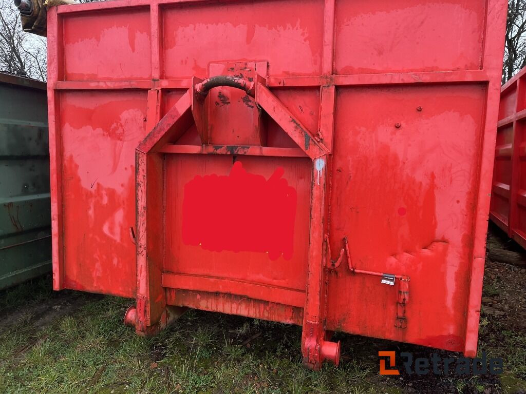 Container Container Høje sider Rød - Bygningsudstyr: billede 2 Container Container Høje sider Rød - Bygningsudstyr: billede 2