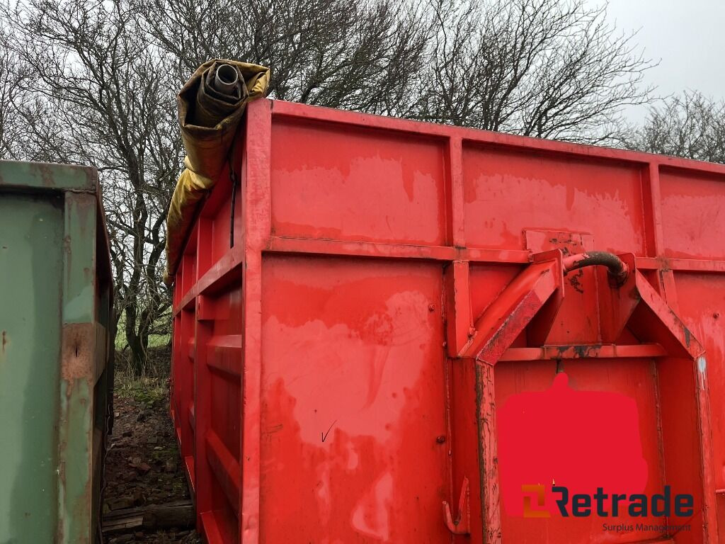 Container Container Høje sider Rød - Bygningsudstyr: billede 4 Container Container Høje sider Rød - Bygningsudstyr: billede 4