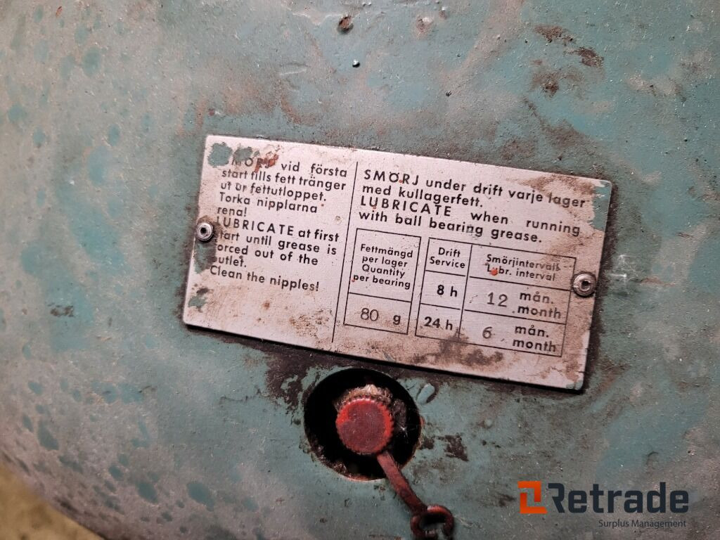 Elmotor ASEA 132 KW - Elektrisk system for Industrimaskine: billede 4 Elmotor ASEA 132 KW - Elektrisk system for Industrimaskine: billede 4