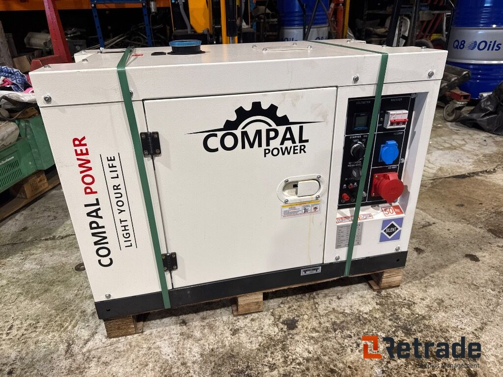 Generator COMPAL Power VG-R110 - Entreprenørmaskin: billede 1 Generator COMPAL Power VG-R110 - Entreprenørmaskin: billede 1