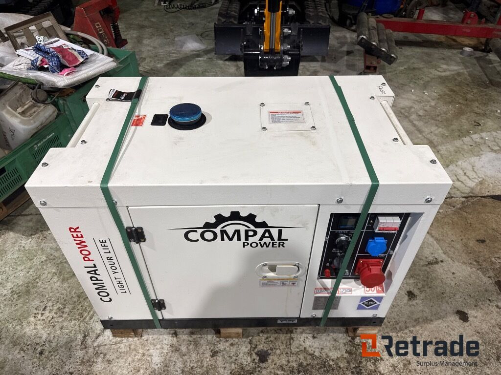 Generator COMPAL Power VG-R110 - Entreprenørmaskin: billede 5 Generator COMPAL Power VG-R110 - Entreprenørmaskin: billede 5