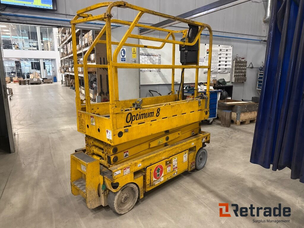 Sakselift Haulotte Optimum 8 - 8 meter / scissor lift - Entreprenørmaskin: billede 1 Sakselift Haulotte Optimum 8 - 8 meter / scissor lift - Entreprenørmaskin: billede 1