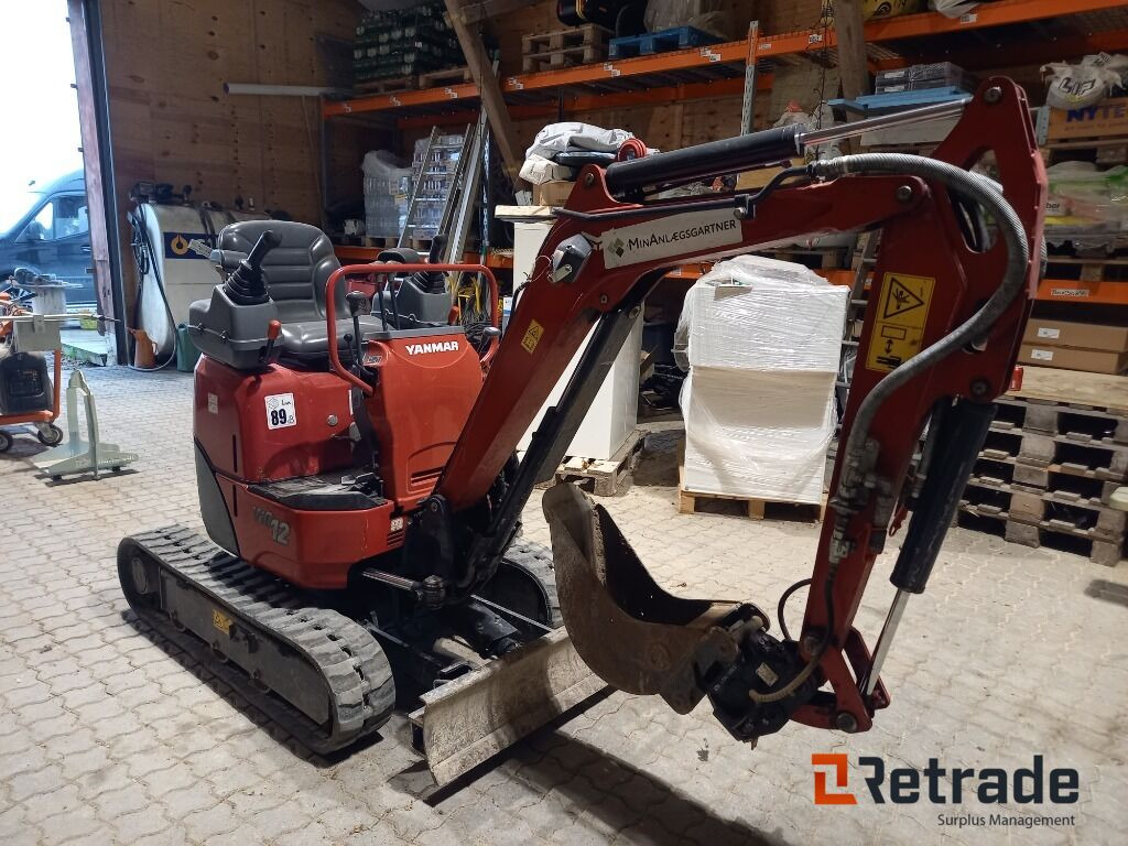 Yanmar Vio12 minigraver - Entreprenørmaskin: billede 3 Yanmar Vio12 minigraver - Entreprenørmaskin: billede 3