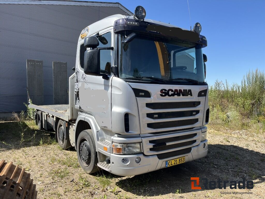 Lastbil SCANIA 8X4 Maskintransporter med Hydrauliske slidsker - Biltransportør lastbil: billede 3 Lastbil SCANIA 8X4 Maskintransporter med Hydrauliske slidsker - Biltransportør lastbil: billede 3