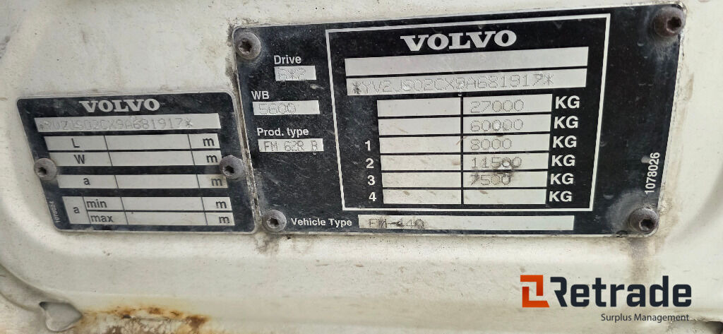 Lastbil varevogn Lastbil Volvo FM 440 6X2: billede 16 Lastbil varevogn Lastbil Volvo FM 440 6X2: billede 16