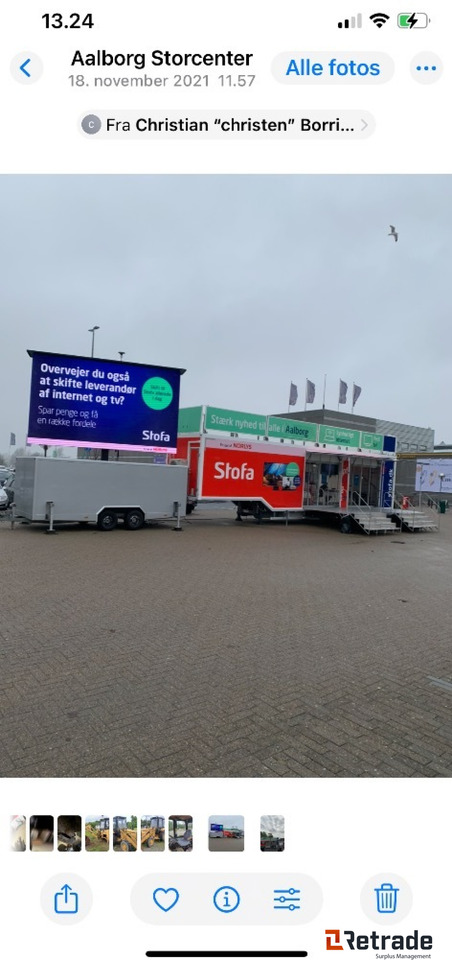 Lastbiltrailer MTDK - AMT ÅN 300 Lukket Special udstillings trailer. - Salgsvogn: billede 1 Lastbiltrailer MTDK - AMT ÅN 300 Lukket Special udstillings trailer. - Salgsvogn: billede 1