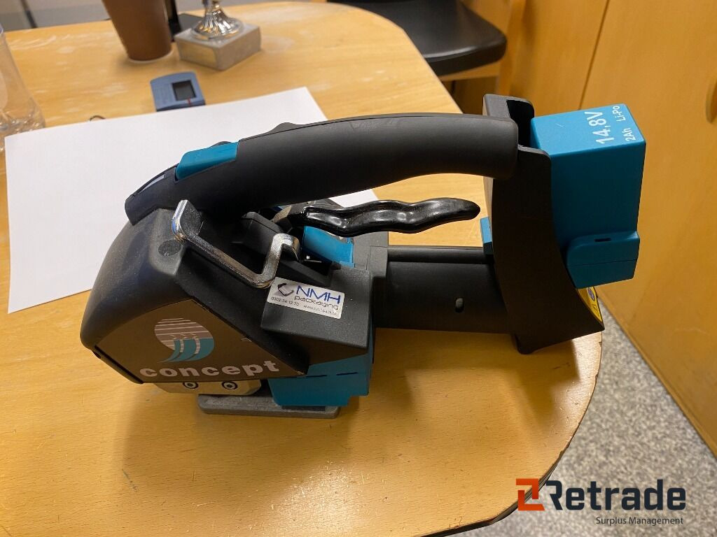 Stroppemaskin/ - verktøy med batteri. / Strapping machine/tool with battery. - Lagerteknik: billede 1 Stroppemaskin/ - verktøy med batteri. / Strapping machine/tool with battery. - Lagerteknik: billede 1