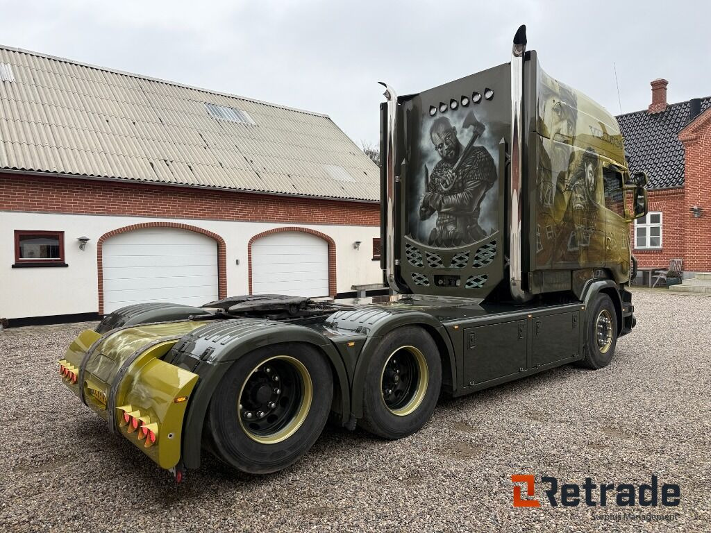Showtrækker SCANIA R 580 / tractor unit – custom airbrushed themed show truck - Trækker: billede 4 Showtrækker SCANIA R 580 / tractor unit – custom airbrushed themed show truck - Trækker: billede 4