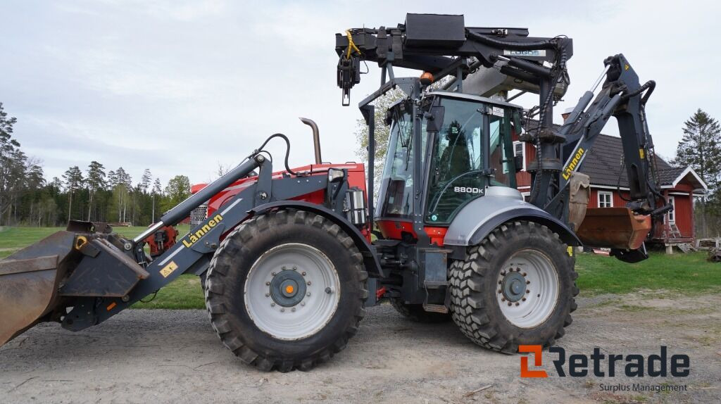 Gravelæssemaskine Traktorgrävare Lännen 8800 K Loggoslift: billede 13 Gravelæssemaskine Traktorgrävare Lännen 8800 K Loggoslift: billede 13