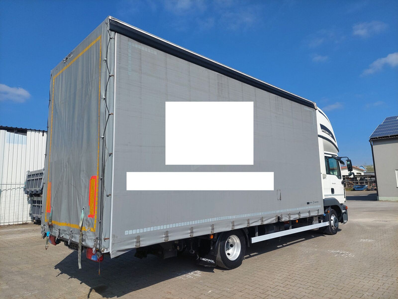 Lastbil med presenning MAN TGL 8.220 Edscha Gardine Jumbo: billede 8