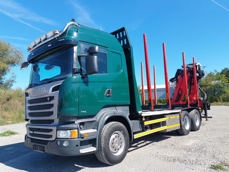 Scania R490 6x4 Euro 6 Kurzholz Palfinger AHK (2) - Tømmerbil, Lastbil med kran: billede 1 Scania R490 6x4 Euro 6 Kurzholz Palfinger AHK (2) - Tømmerbil, Lastbil med kran: billede 1