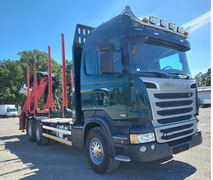 Scania R490 6x4 Euro 6 Kurzholz Palfinger AHK (2) - Tømmerbil, Lastbil med kran: billede 5 Scania R490 6x4 Euro 6 Kurzholz Palfinger AHK (2) - Tømmerbil, Lastbil med kran: billede 5