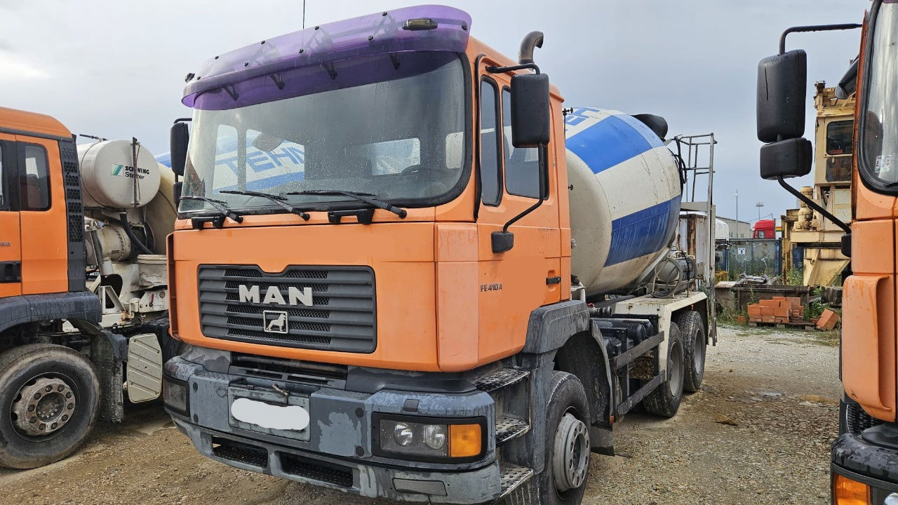 MAN FE 410A 8x4 mixer - 7m3 - euro 3 - Betonbil: billede 1 MAN FE 410A 8x4 mixer - 7m3 - euro 3 - Betonbil: billede 1