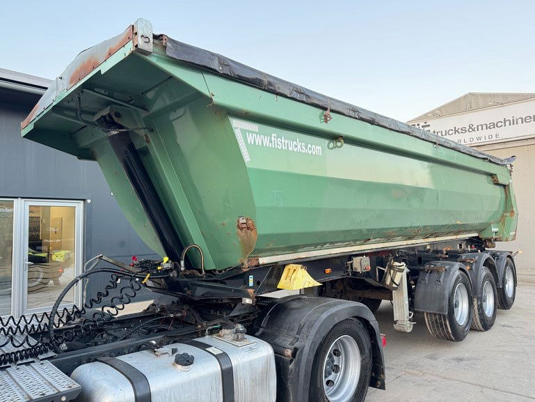 Meiller Kisa 3 - 3-Axle Tipper Trailer - hydr. back side - Tipvogn sættevogn: billede 1 Meiller Kisa 3 - 3-Axle Tipper Trailer - hydr. back side - Tipvogn sættevogn: billede 1