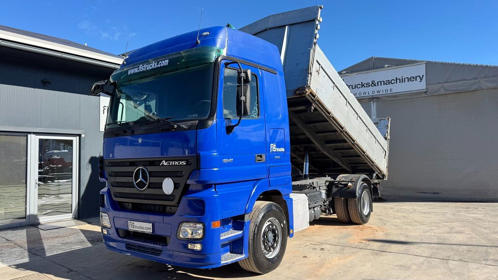 Tipvogn lastbil Mercedes-Benz Actros 1841 L 4x2 tipper - tarpaulin - euro 5: billede 7