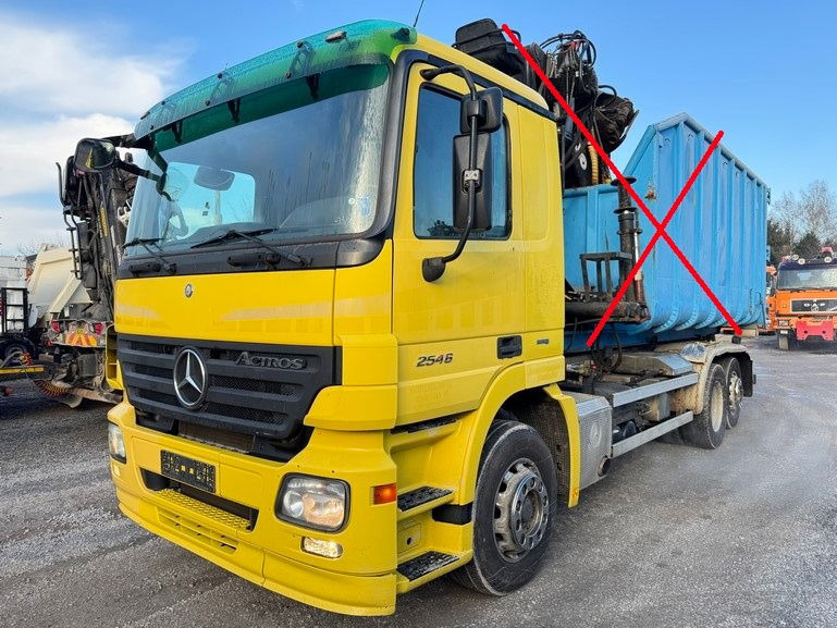 Mercedes-Benz Actros 2546 6x2 abroll - retarder - front spring - Containerbil/ Veksellad lastbil: billede 1 Mercedes-Benz Actros 2546 6x2 abroll - retarder - front spring - Containerbil/ Veksellad lastbil: billede 1