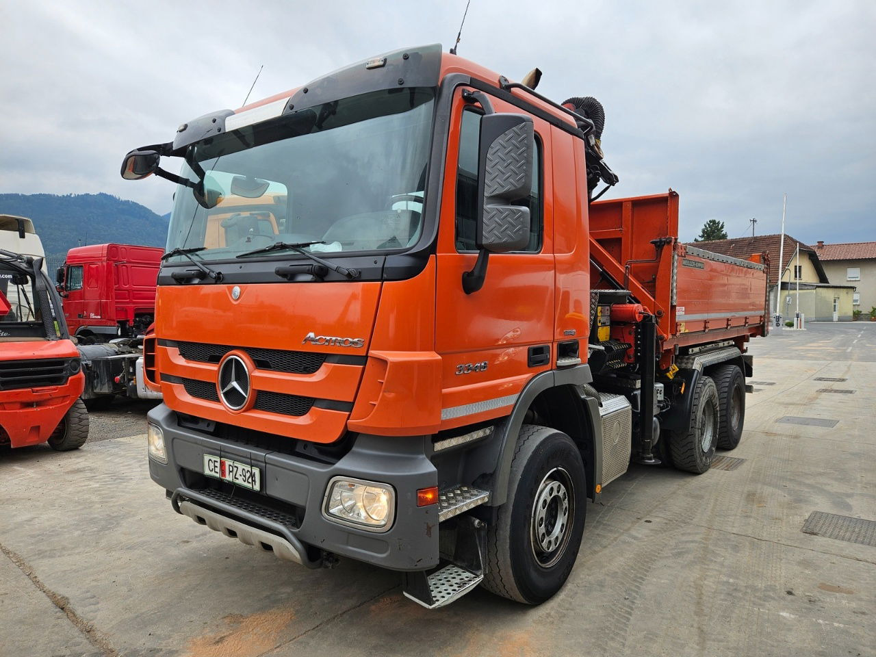Mercedes-Benz Actros 3346 K palfinger PK 18002 - bordmatic - meiller tipper - EPS 3 pedals - Tipvogn lastbil: billede 1 Mercedes-Benz Actros 3346 K palfinger PK 18002 - bordmatic - meiller tipper - EPS 3 pedals - Tipvogn lastbil: billede 1
