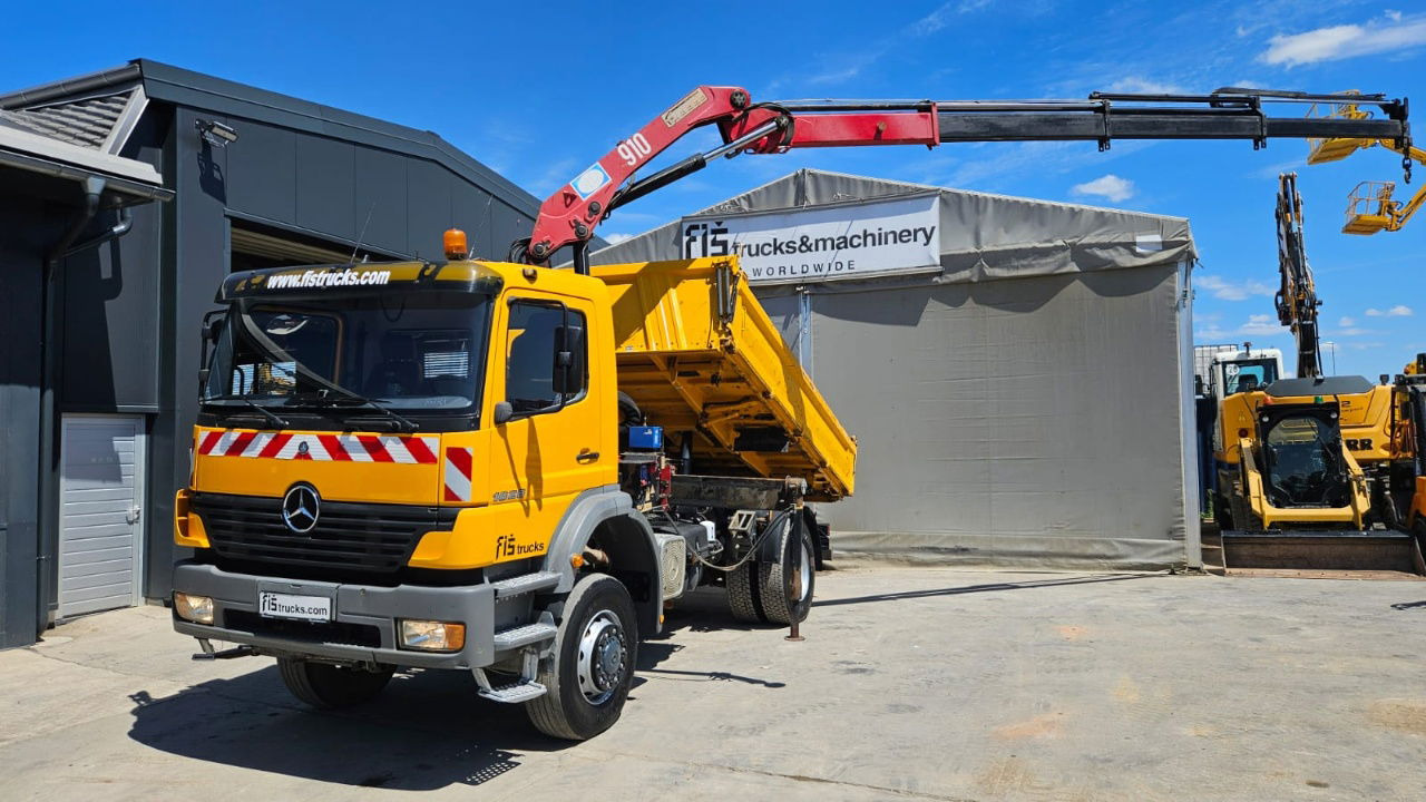 Mercedes-Benz Atego 1828 AK meiller tipper 4x4 - crane 9.5M - remote control - Tipvogn lastbil: billede 4 Mercedes-Benz Atego 1828 AK meiller tipper 4x4 - crane 9.5M - remote control - Tipvogn lastbil: billede 4