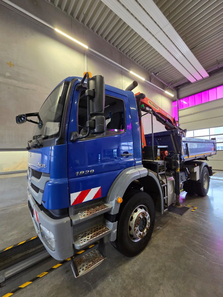 Mercedes-Benz Axor 1829 K 4x2 meiller tipper - crane PK8501 remote - Tipvogn lastbil: billede 1 Mercedes-Benz Axor 1829 K 4x2 meiller tipper - crane PK8501 remote - Tipvogn lastbil: billede 1