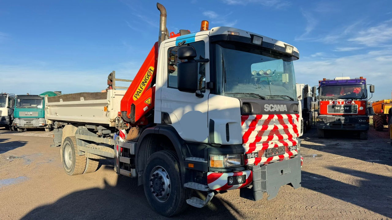 Scania P 114C 340 4x4 tipper - PK 14080 - 10.6M - 108.000km - Tipvogn lastbil, Lastbil med kran: billede 3 Scania P 114C 340 4x4 tipper - PK 14080 - 10.6M - 108.000km - Tipvogn lastbil, Lastbil med kran: billede 3