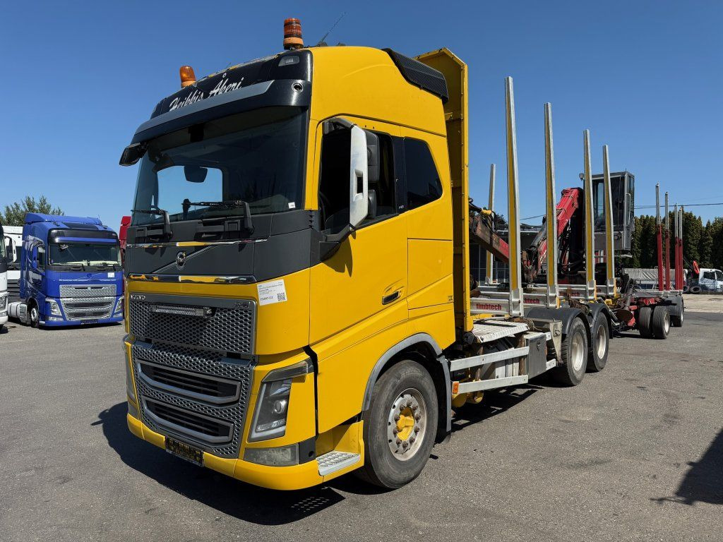 Volvo FH 16 750 6x4 + Fliegl - Tømmerbil, Lastbil med kran: billede 3 Volvo FH 16 750 6x4 + Fliegl - Tømmerbil, Lastbil med kran: billede 3