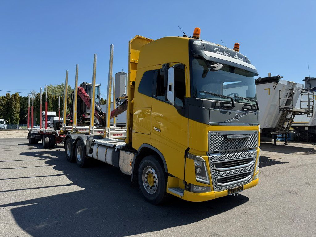 Volvo FH 16 750 6x4 + Fliegl - Tømmerbil, Lastbil med kran: billede 2 Volvo FH 16 750 6x4 + Fliegl - Tømmerbil, Lastbil med kran: billede 2