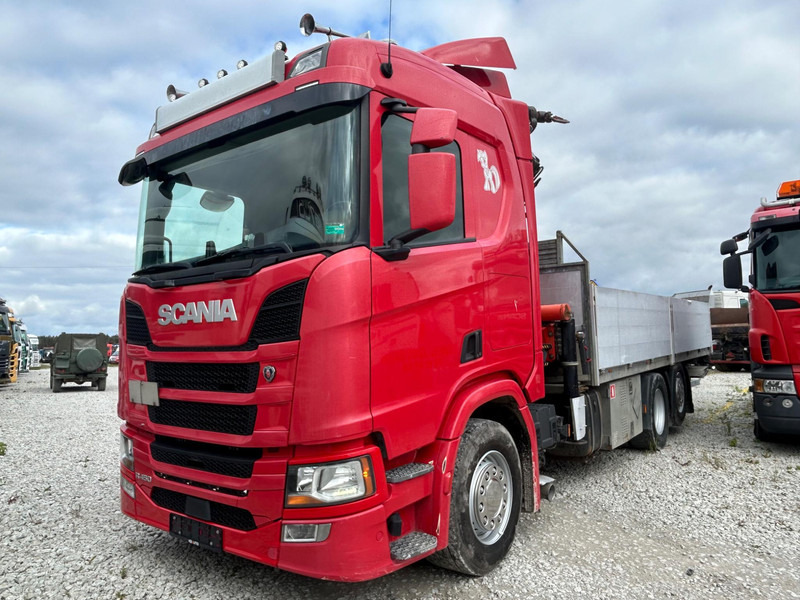 Scania R 450 | Palfinger PK 26002 | TULOSSA - Lastbil med lad, Lastbil med kran: billede 1 Scania R 450 | Palfinger PK 26002 | TULOSSA - Lastbil med lad, Lastbil med kran: billede 1