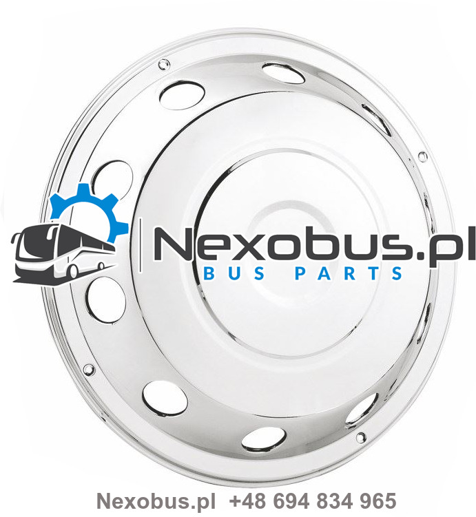 Kołpak 19.5" nierdzewny przód Solbus C 9.5 C10.5 Mercedes Tourino - Dæk og fælge for Bus: billede 1 Kołpak 19.5" nierdzewny przód Solbus C 9.5 C10.5 Mercedes Tourino - Dæk og fælge for Bus: billede 1