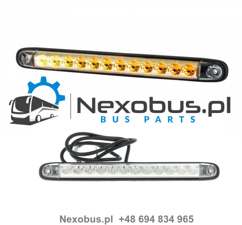 Lampa tył kierunkowskaz Vanhool TX biały klosz - Baglygte for Bus: billede 1 Lampa tył kierunkowskaz Vanhool TX biały klosz - Baglygte for Bus: billede 1