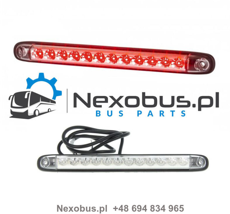 Lampa tył stop/pozycja Vanhool TX biały klosz - Baglygte for Bus: billede 1 Lampa tył stop/pozycja Vanhool TX biały klosz - Baglygte for Bus: billede 1