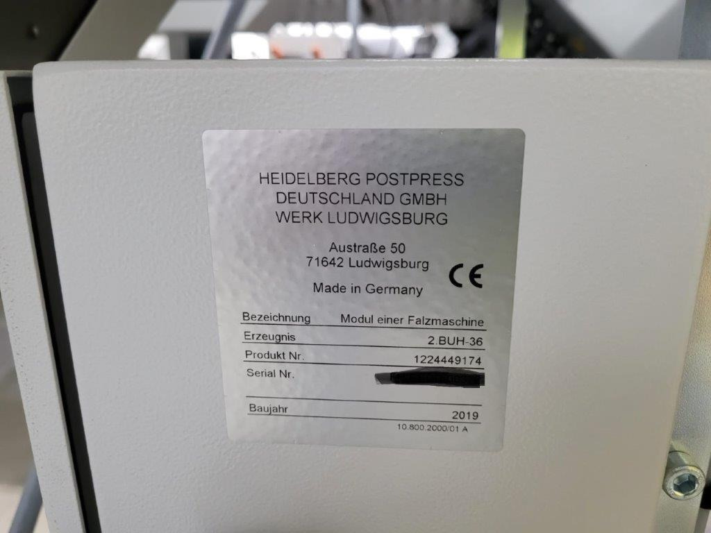 2.station Heidelberg Stahlfolder BUH 36-6 with MCT Koppelbox - Falsemaskine: billede 2 2.station Heidelberg Stahlfolder BUH 36-6 with MCT Koppelbox - Falsemaskine: billede 2