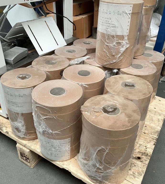 Banding paper for Akebono, COM, Busch table banding machine - Pakkemaskine: billede 1 Banding paper for Akebono, COM, Busch table banding machine - Pakkemaskine: billede 1