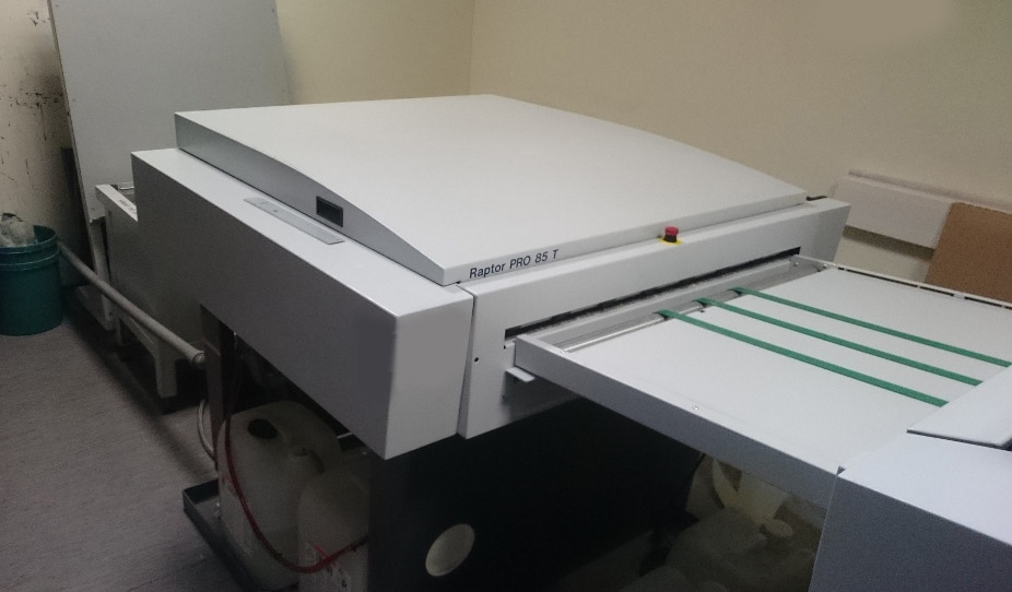 Glunz & Jensen Raptor Pro 85 Thermal Plate Development - Trykmaskine: billede 1 Glunz & Jensen Raptor Pro 85 Thermal Plate Development - Trykmaskine: billede 1