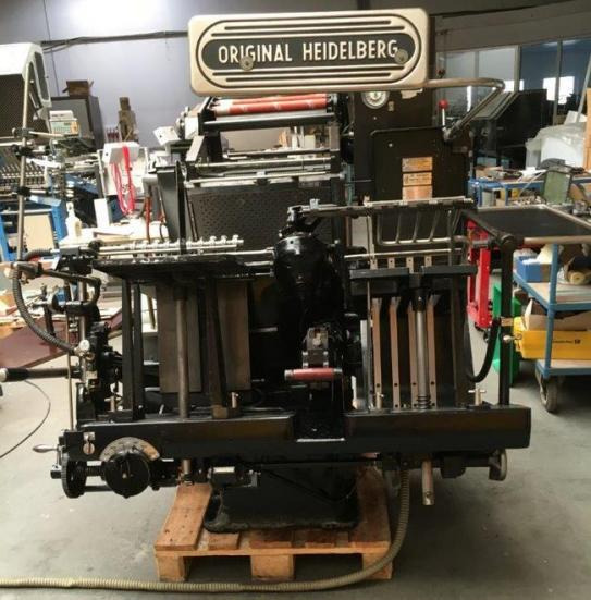 Trykmaskine Heidelberg GTP Hot Foil Embossing Crucible: billede 6