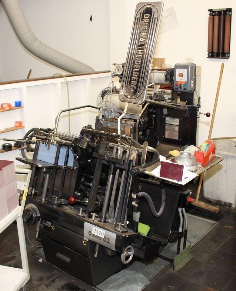 Heidelberg OHT-P hot foil stamping crucible with ART foil control system - Trykmaskine: billede 1 Heidelberg OHT-P hot foil stamping crucible with ART foil control system - Trykmaskine: billede 1